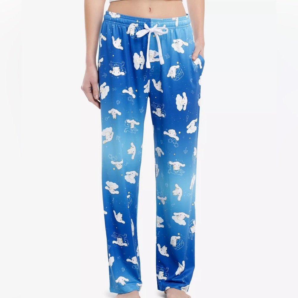 Unisex Cinnamoroll Starry Nights Pajama Pants Sanrio Hello Kitty Hot Topic